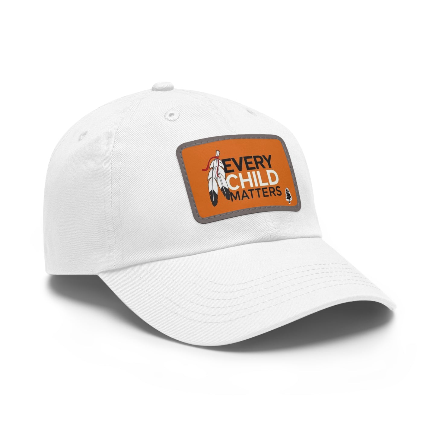 Every Child Matters Dad Hat with Leather Patch (Rectangle)