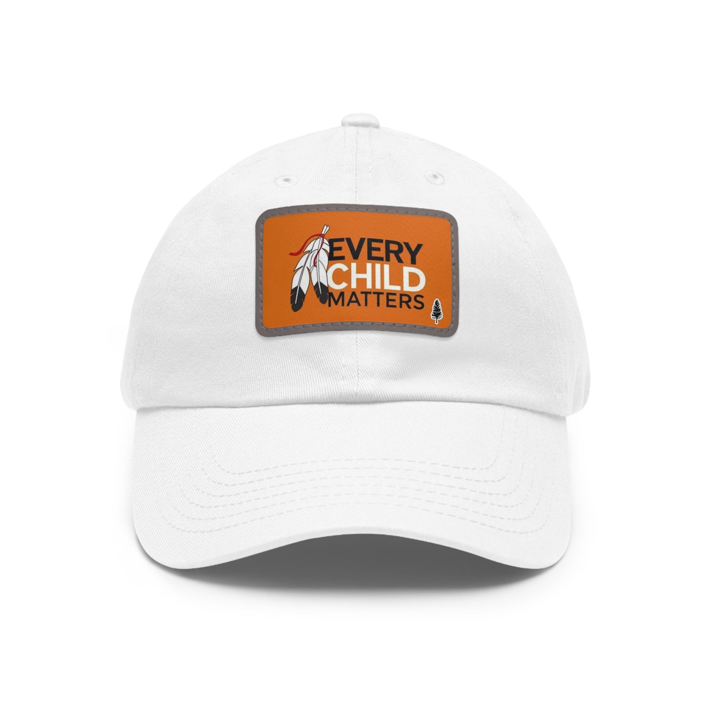 Every Child Matters Dad Hat with Leather Patch (Rectangle)