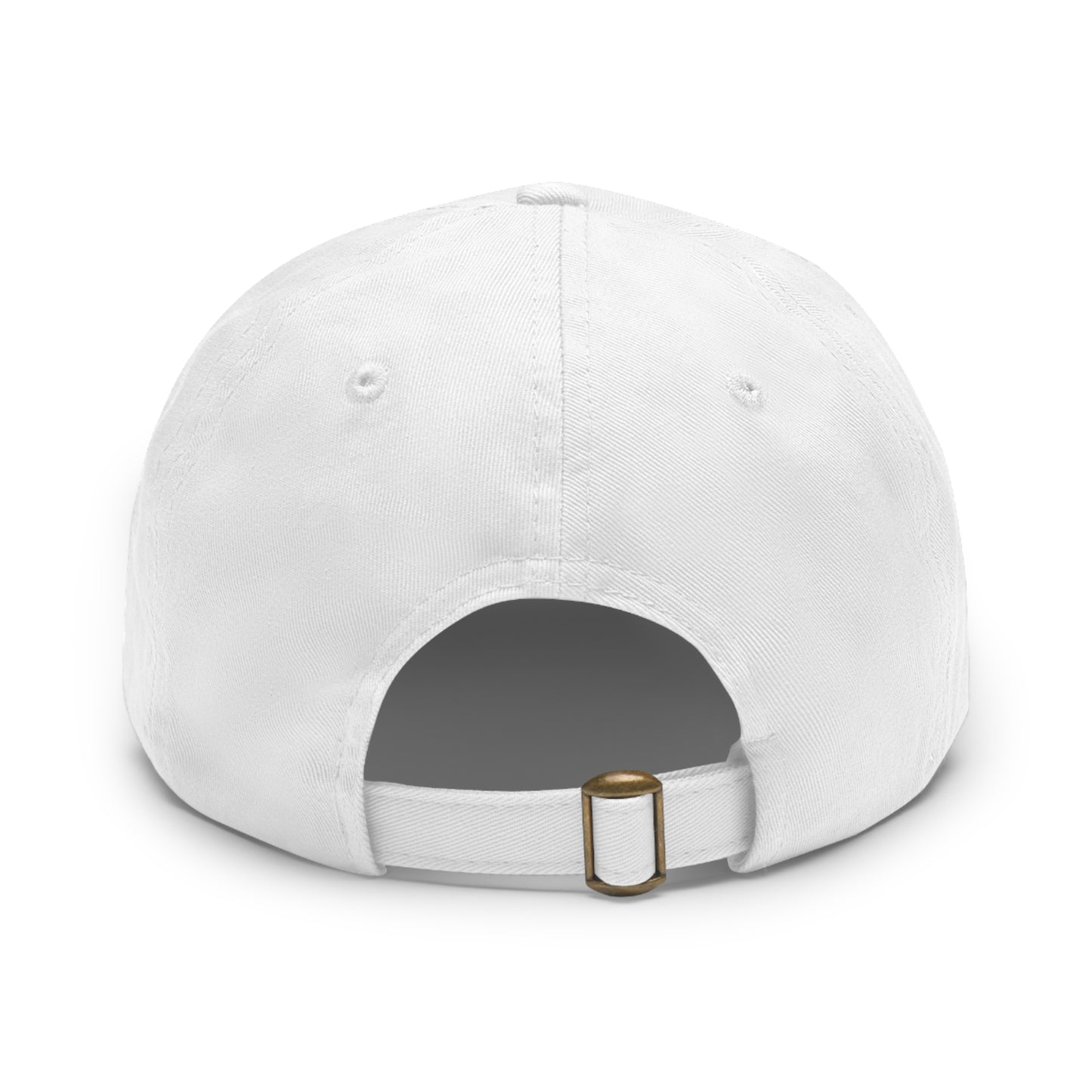 Moccasin Joe Dad Hat with Leather Patch (Rectangle)